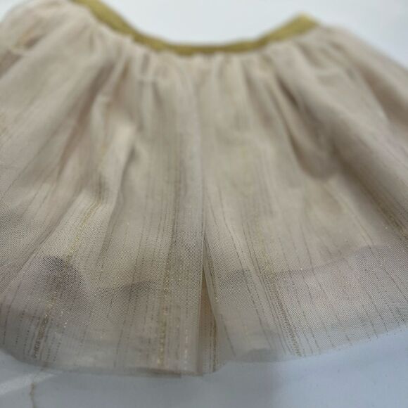 Gold and Cream Tulle Skirt by Little Wink - Picture 5 of 6